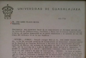 Beca U de G para estudiar en la UNAM.